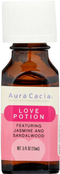 AURA CACIA: Essential Solutions Oil Love Potion, 0.5 oz New
