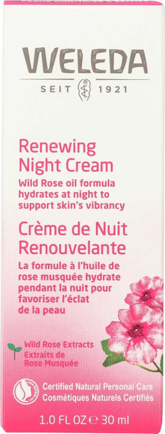 WELEDA: Cream Night Renew Wild Rose, 1 fo New