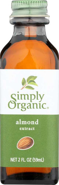 SIMPLY ORGANIC: Almond Extract, 2 Oz New