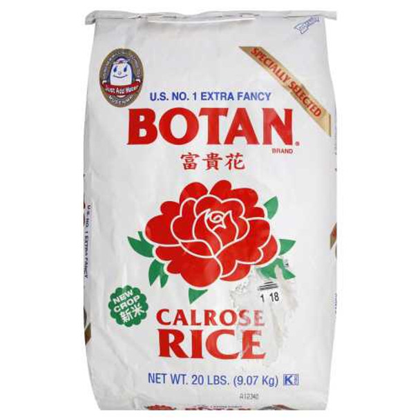 BOTAN: Rice Calrose, 20 lb New