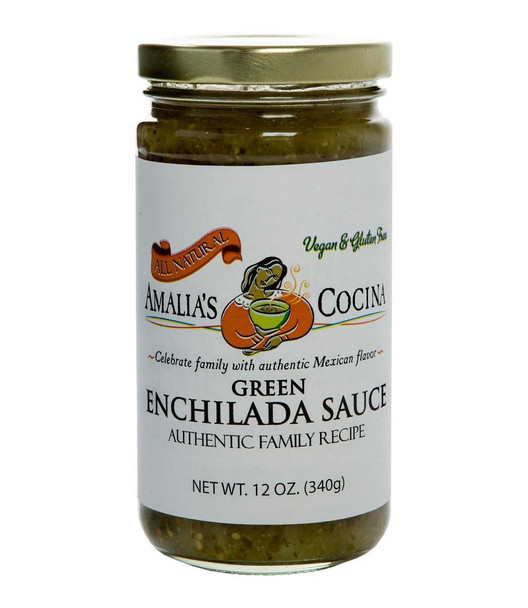AMALIAS COCINA: Green Enchilada Sauce, 12 oz New