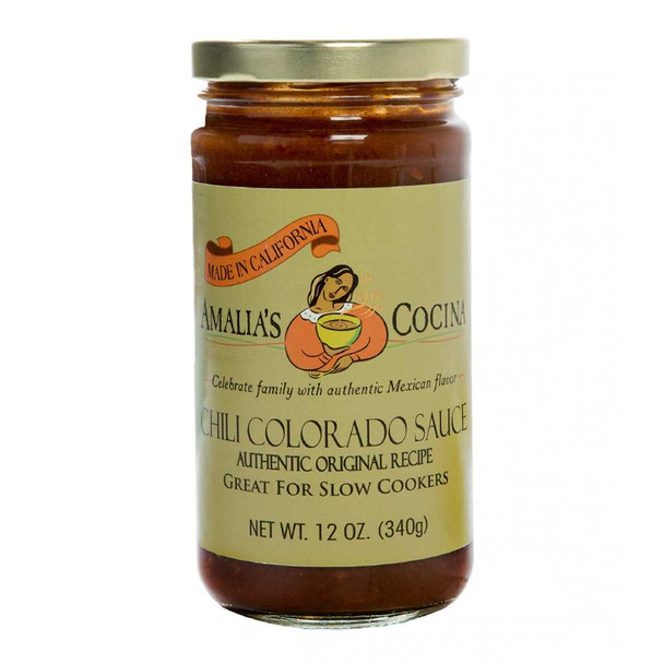 AMALIAS COCINA: Chili Colorado Sauce, 12 oz New