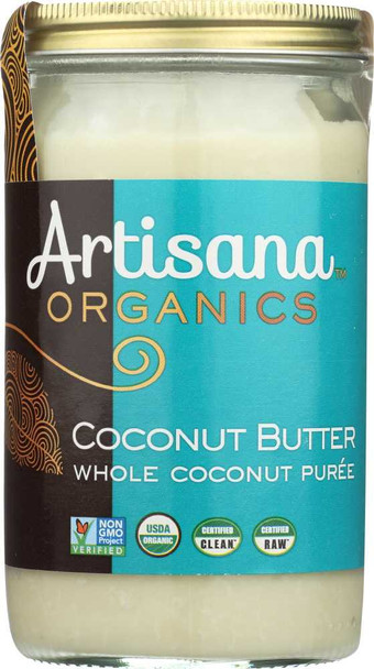 ARTISANA: Coconut Raw Nut Butter, 14 Oz New