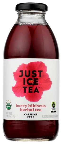 EAT THE CHANGE: Just Ice Tea Berry Hibiscus, 16 fo New