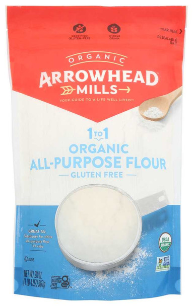 ARROWHEAD MILLS: Gluten Free All Purpose Flour, 20 oz New