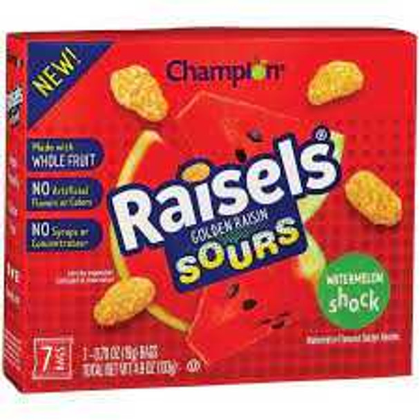 RAISELS: Raisins Golden Watermeln, 4.9 oz New