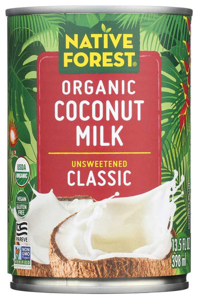 NATIVE FOREST: Organic Classic Coconut Milk Unsweetened, 13.5 oz New