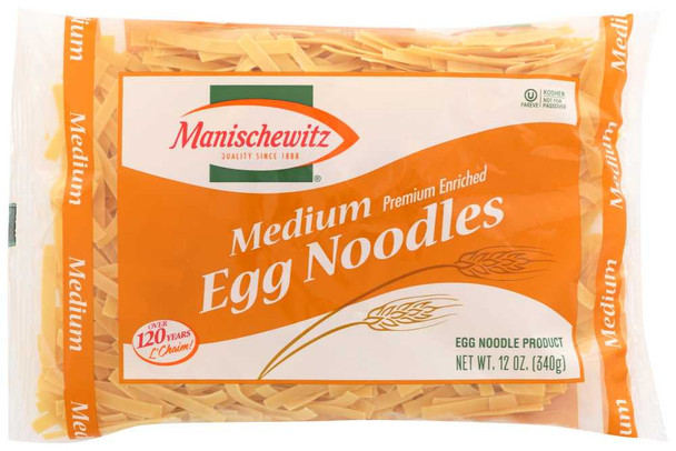 MANISCHEWITZ: Noodle Egg Medium, 12 oz New