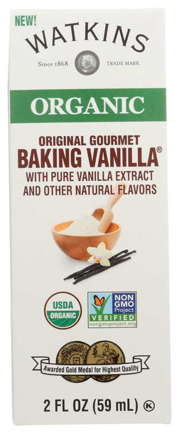 WATKINS: Organic Original Gourmet Baking Vanilla, 2 fo New