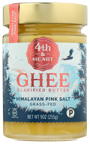 4TH & HEART: Butter Himalayan Salt Ghee, 9 oz New
