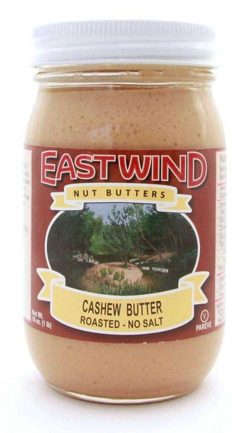 EAST WIND: Cashew Roasted Nut Butter, 16 oz New