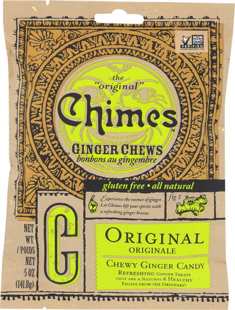 CHIMES: Original Ginger Chews Bag, 5 oz New