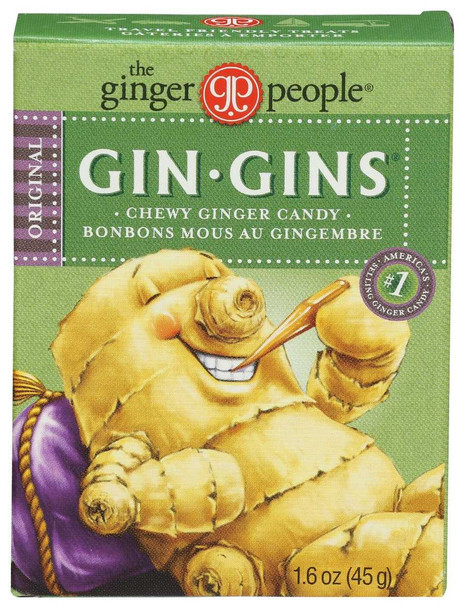 GINGER PEOPLE: Gin Gins Original Ginger Chews, 1.6 oz New