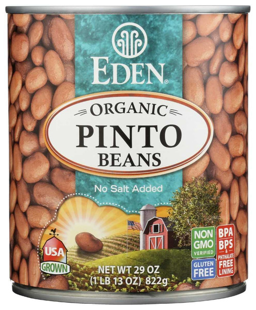 EDEN FOODS: Organic Pinto Beans, 29 oz New