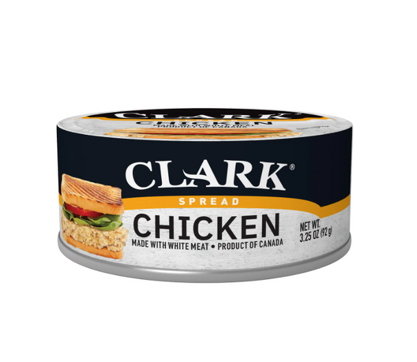 CLARK FOODS: Chicken With White Meat Spread, 3.25 oz New