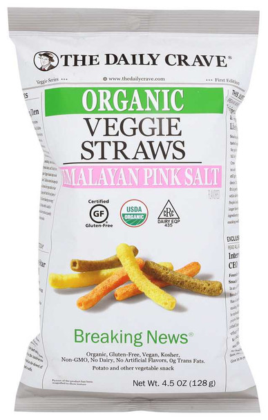 THE DAILY CRAVE: Straw Veggie Organic, 4.5 oz New