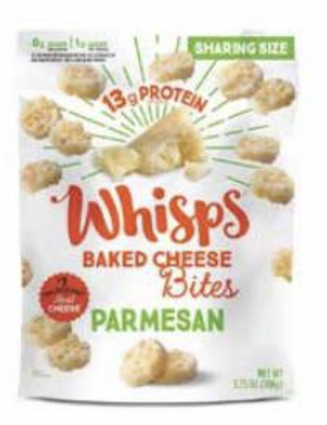 WHISPS: Bites Chs Parmesan Baked, 3.75 oz New