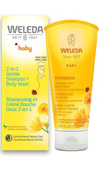 WELEDA: Body Wash & Shampoo Calendula, 6.8 fo New