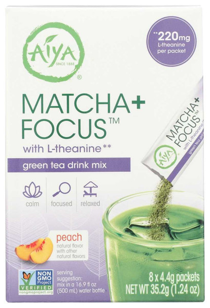 AIYA: Matcha Plus Focus Tea, 1.24 oz New