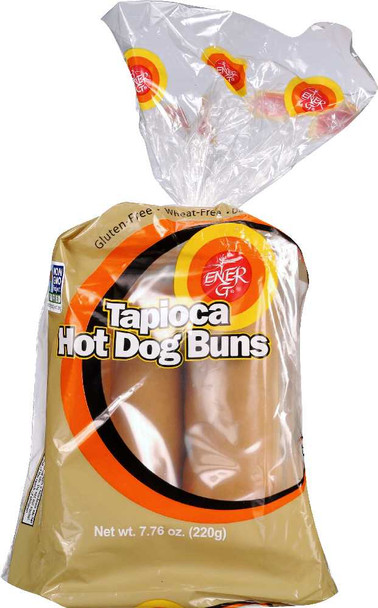 ENER G FOODS: Tapioca Hot Dog Buns, 7.76 oz New