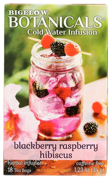 BIGELOW: Blackberry Raspberry Hibiscus Tea, 1.23 oz New