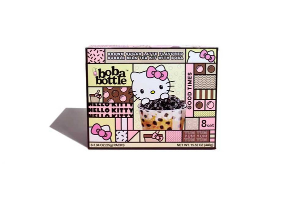 ASHA: Hello Kitty Boba Kit Brown Sugar Milk Tea, 15.52 oz New