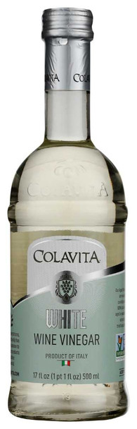 COLAVITA: Aged White Wine Vinegar, 17 oz New