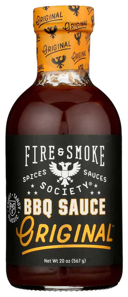 FIRE AND SMOKE: Sauce Original, 20 OZ New