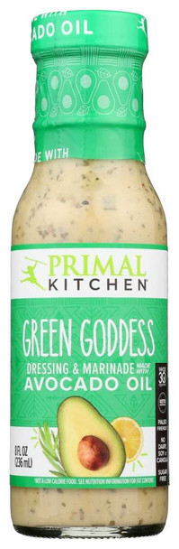 PRIMAL KITCHEN: Green Goddess Dressing, 8 oz New