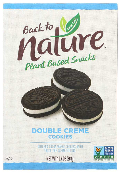 BACK TO NATURE: Cookie Double Classic Creme, 10.7 oz New