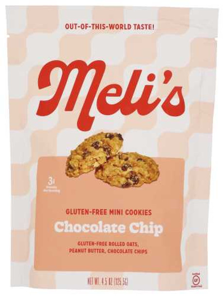 MELIS COOKIES: Chocolate Chip Cookies, 4.5 oz New