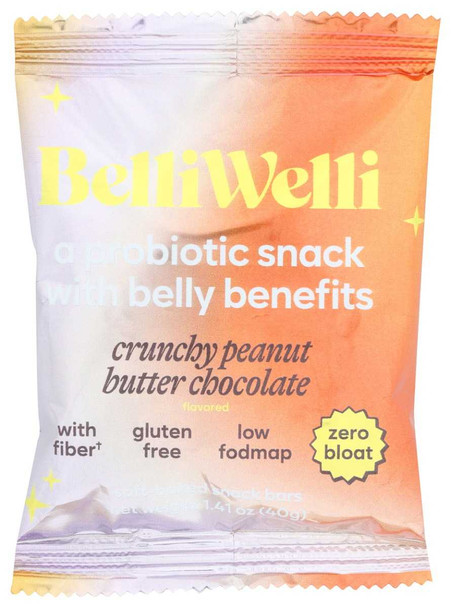 BELLIWELL: Bar Snack Crnch Pb Choc, 1.41 oz New