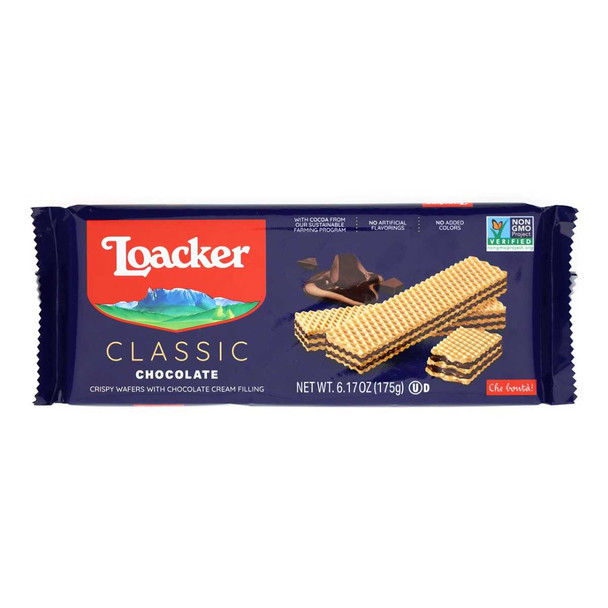 LOACKER: Wafer Chocolate, 6.17 oz New