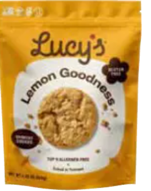 LUCY'S: Cookies Lemon, 4.25 oz New