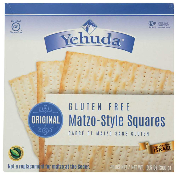 YEHUDA: Gluten Free Matzo-Style Squares, 10.5 oz New