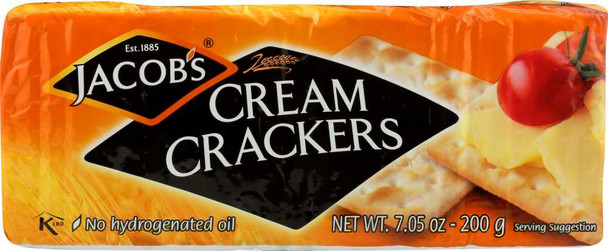 JACOBS: Cream Crackers, 7.05 oz New