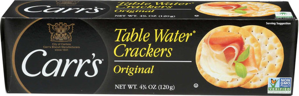 CARRS: Table Water Original Crackers, 4.25 oz New
