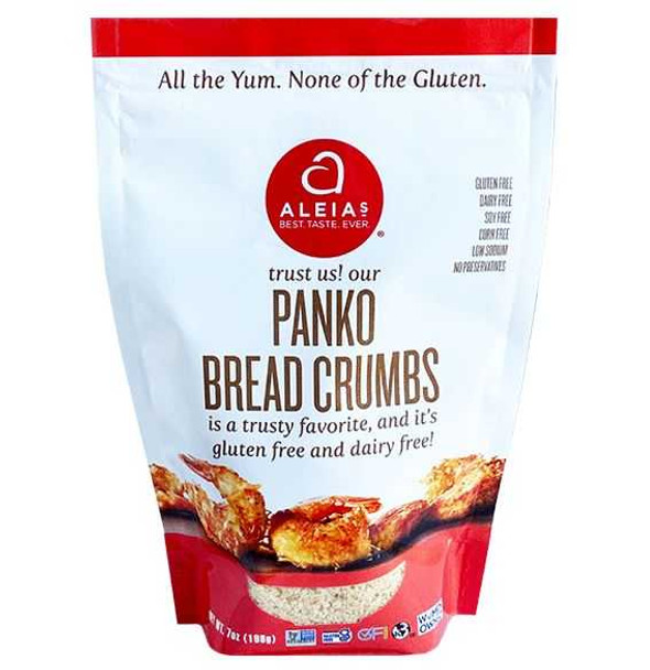 ALEIAS: Gluten Free Panko Bread Crumbs, 7 oz New