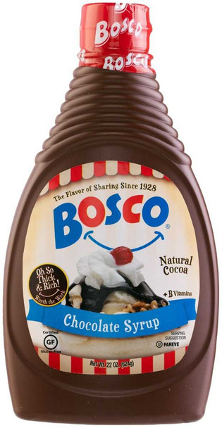 BOSCO: Syrup Chocolate, 22 oz New