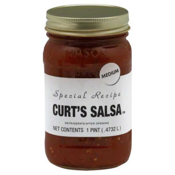 CURTS SALSA: Medium Salsa, 16 oz New