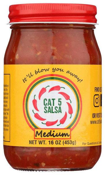 CAT 5 SALSA: Salsa Mild, 16 oz New