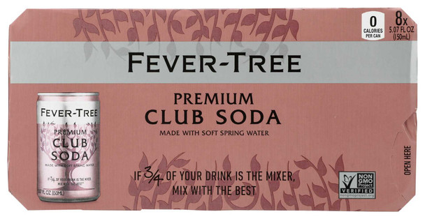 FEVER TREE: Club Soda 8Pack, 40.56 fo New