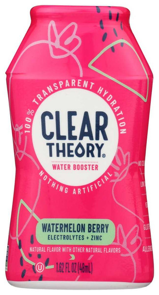CLEAR THEORY: Watermelon Berry Water Booster, 1.62 fo New