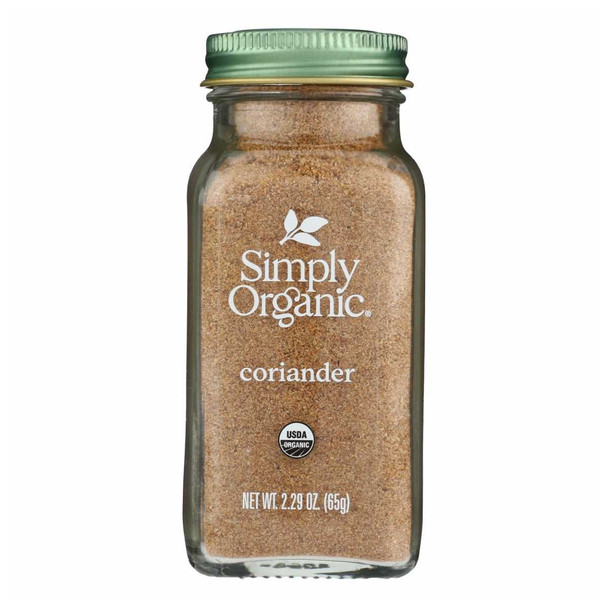 SIMPLY ORGANIC: Bottle Coriander Organic, 2.29 oz New