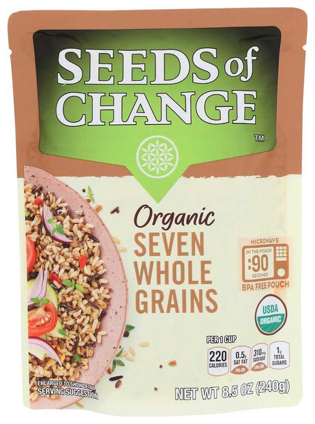 SEEDS OF CHANGE: Organic Seven Whole Grains, 8.5 oz New