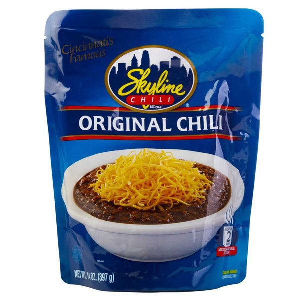 SKYLINE: Original Chili Microwave Pouch, 14 oz New