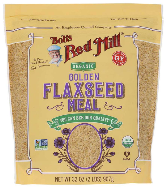 BOBS RED MILL: Organic Golden Flaxseed Meal, 32 oz New