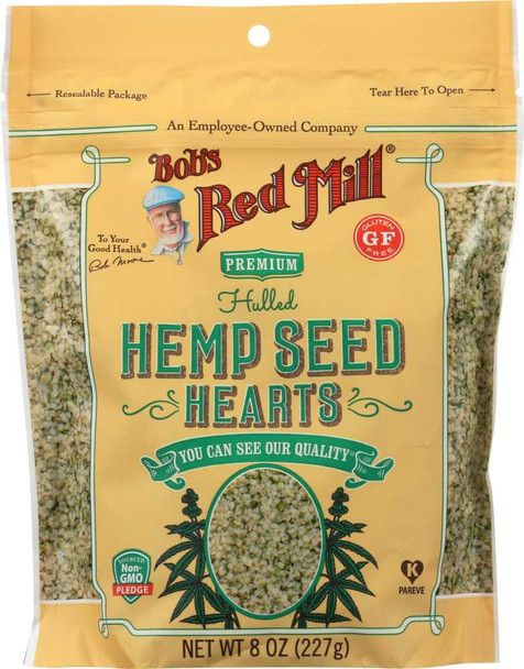 BOBS RED MILL: Hulled Hemp Seed Hearts, 8 oz New