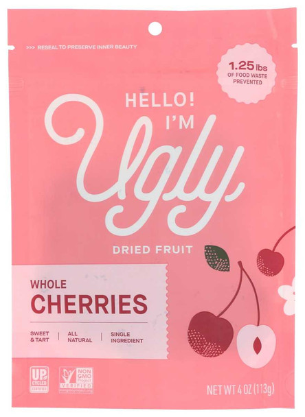 HELLO IM UGLY: Dried Whole Cherries, 4 oz New