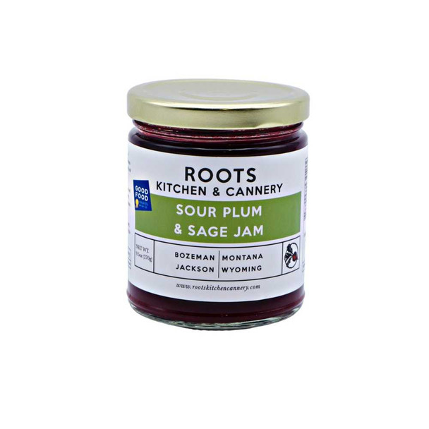 ROOTS KITCHEN & CANNERY: Sour Plum Sage Jam, 9.5 oz New